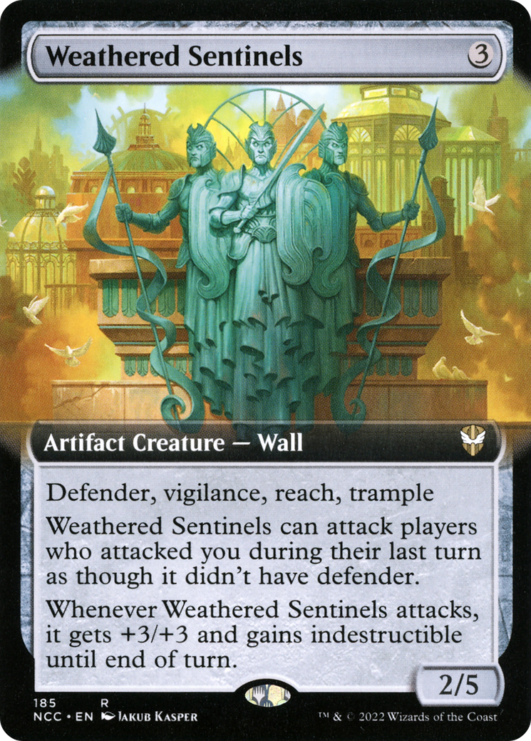Weathered Sentinels (Extended Art) (185) - New Capenna Commander