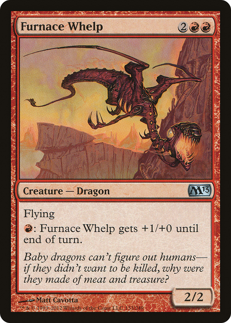 Furnace Whelp (133) Foil - Magic 2013