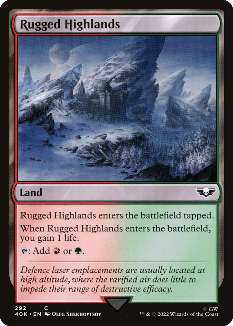 Rugged Highlands (292) - Warhammer 40,000 Commander