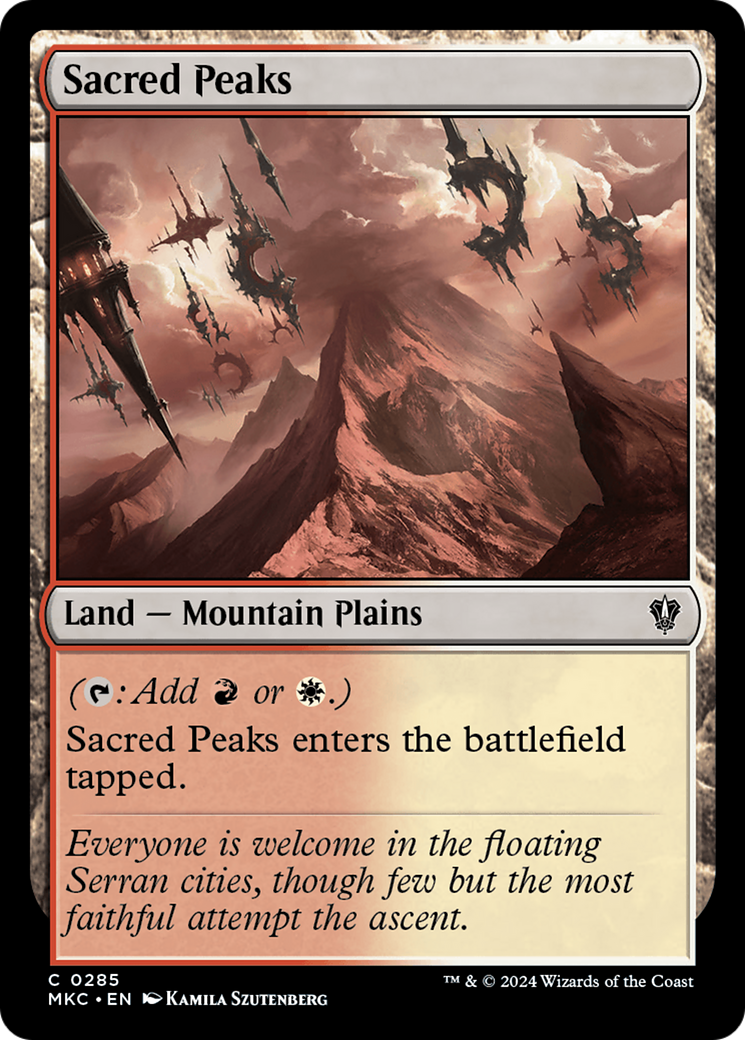 Sacred Peaks (285) - Murders at Karlov Manor Commander
