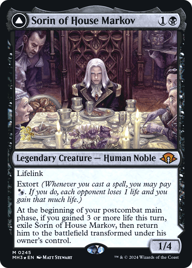 Sorin of House Markov (245) Foil - Modern Horizons 3 Promos