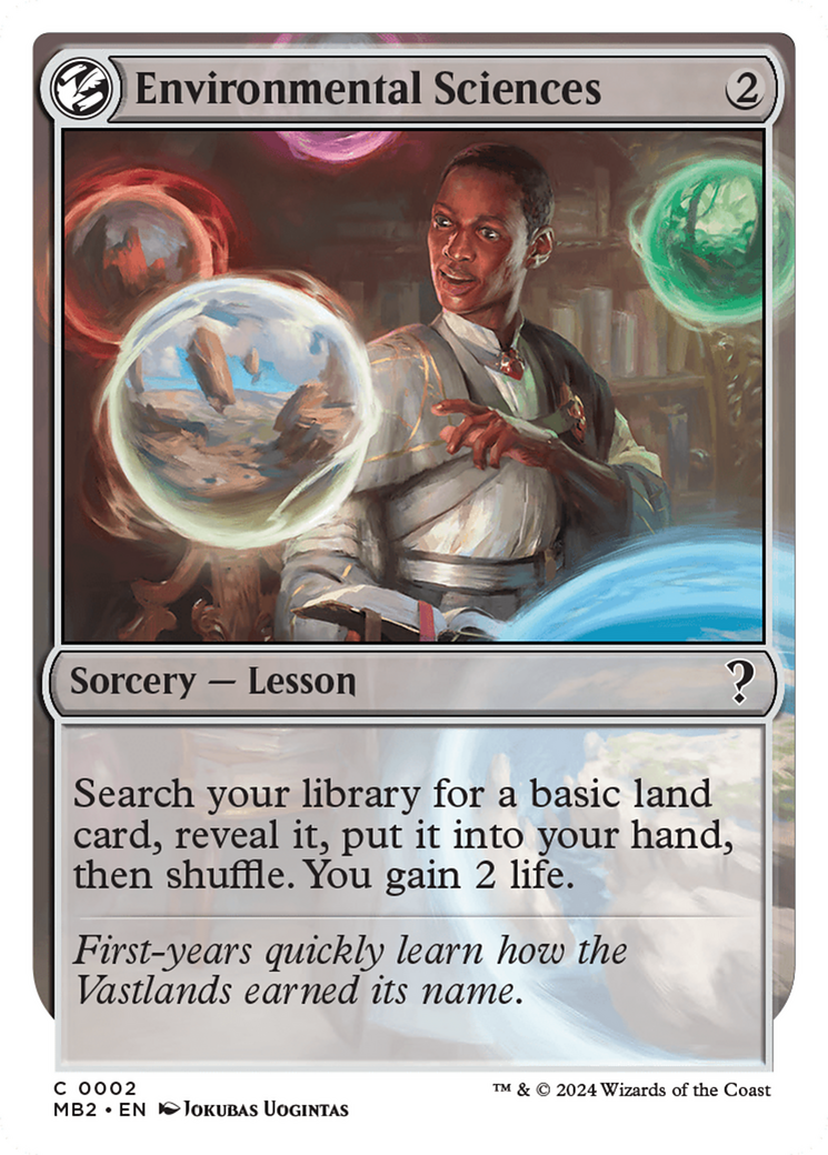 Environmental Sciences (White Border) (002) - Mystery Booster 2