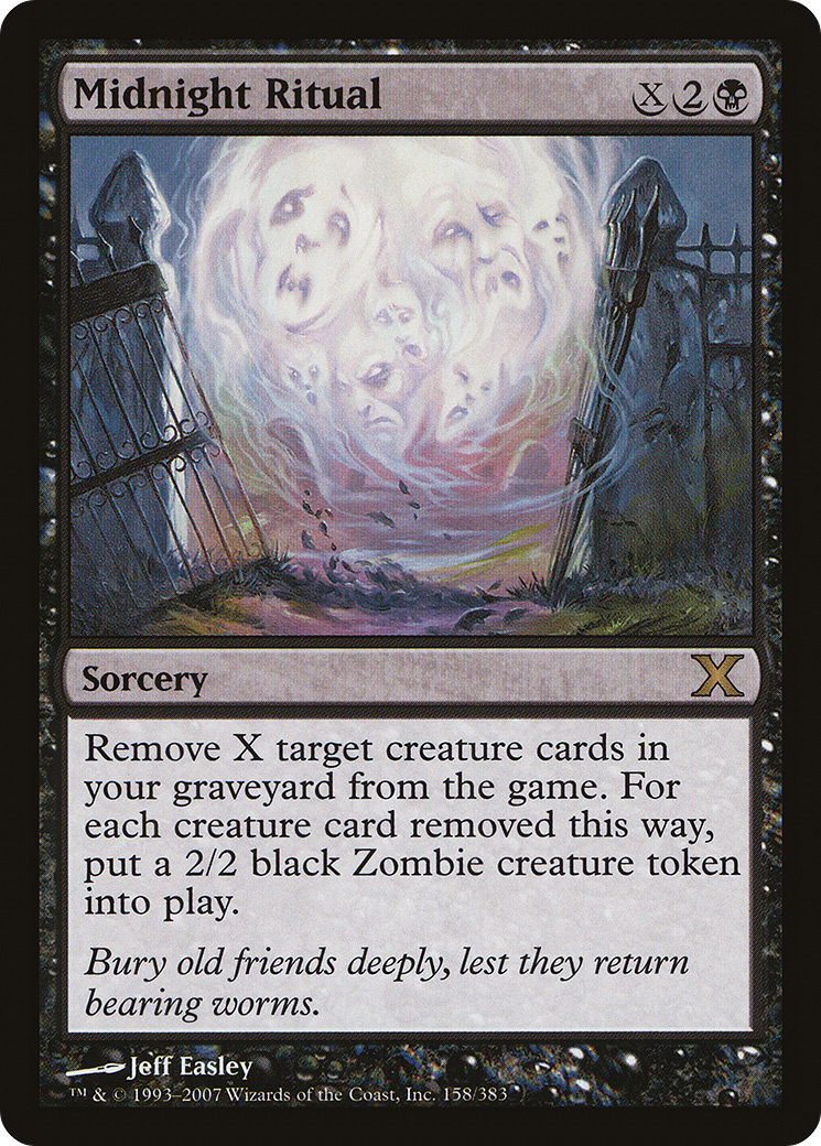 Midnight Ritual (158) Foil - Tenth Edition