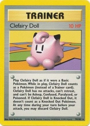 Clefairy Doll (70) - Base Set