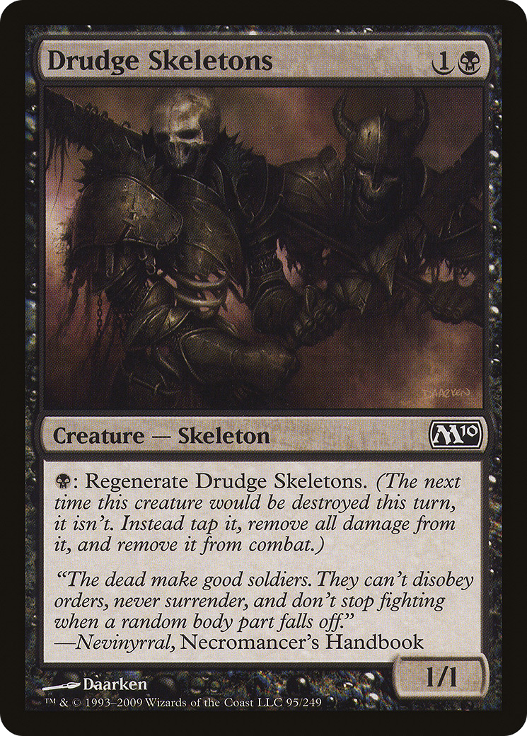 Drudge Skeletons (095) Foil - Magic 2010