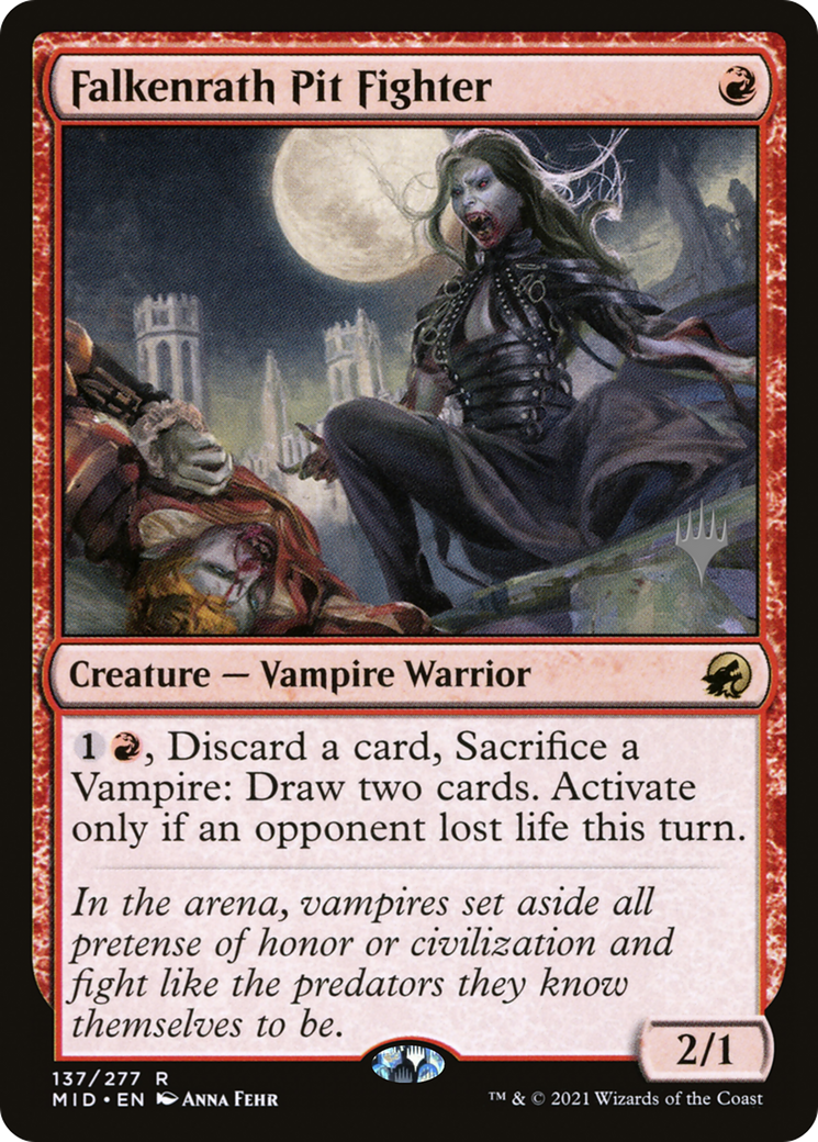 Falkenrath Pit Fighter (137p) - Innistrad: Midnight Hunt Promos