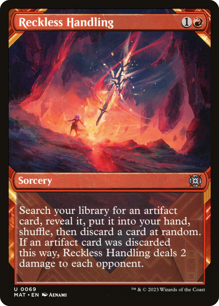 Reckless Handling (Showcase) (069) Foil - March of the Machine: The Aftermath