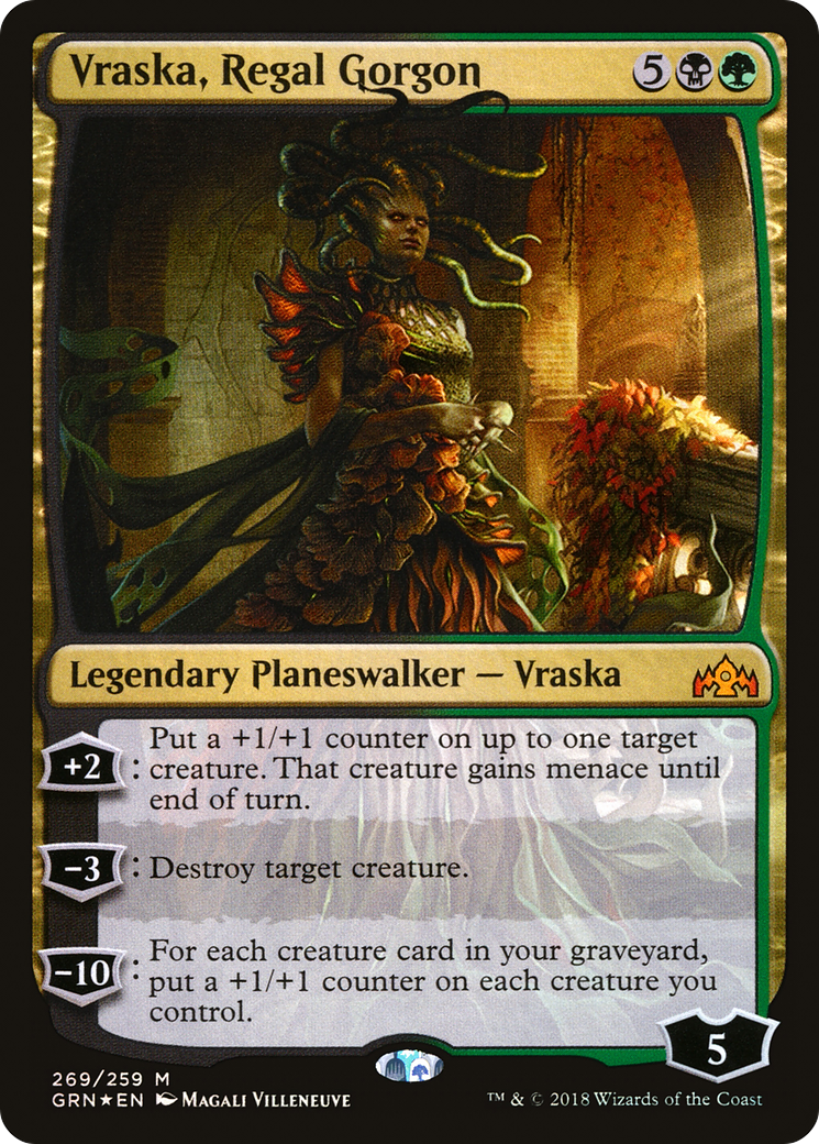 Vraska, Regal Gorgon (269) Foil - Guilds of Ravnica