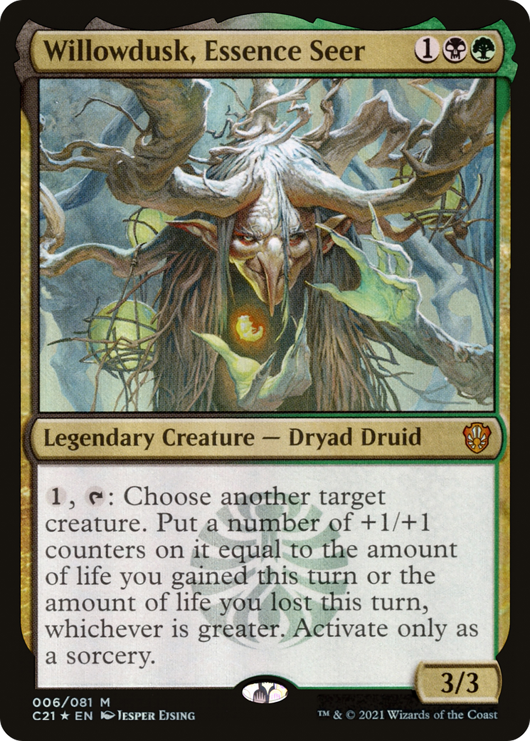 Willowdusk, Essence Seer (006) Foil - Commander 2021