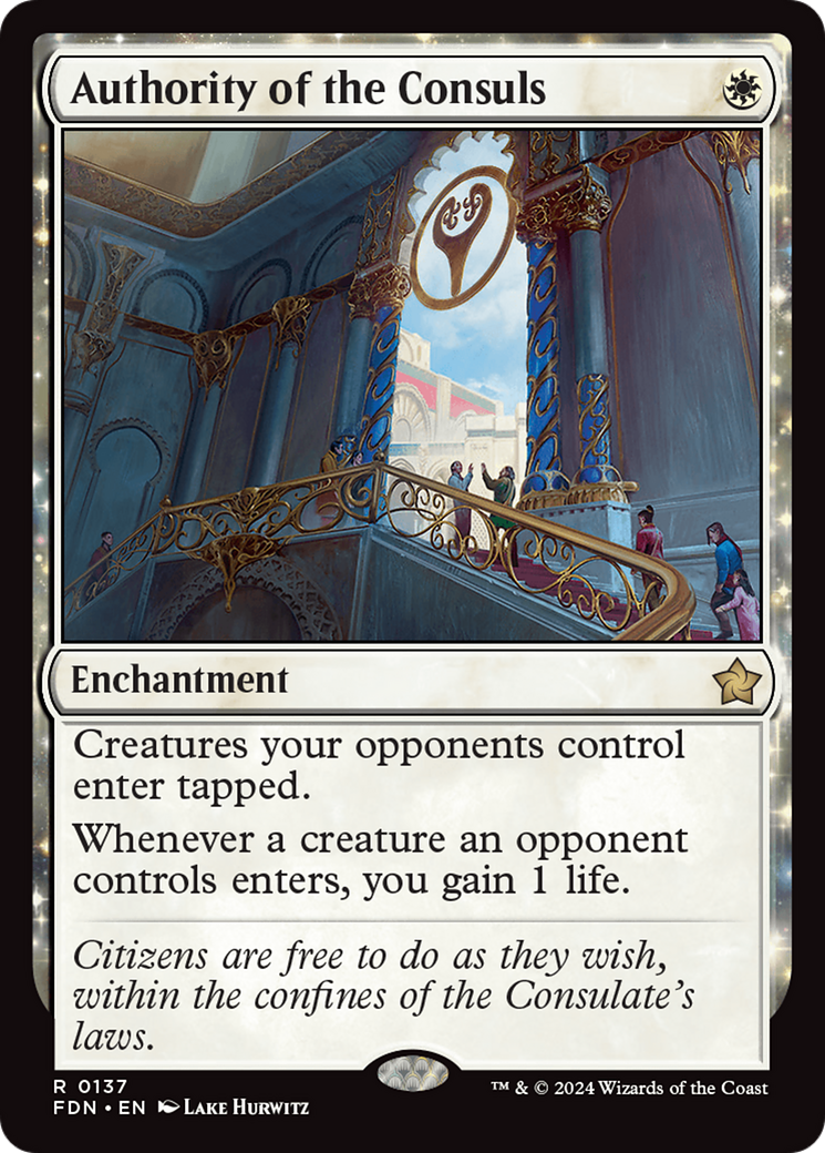 Authority of the Consuls (137) Foil - Foundations