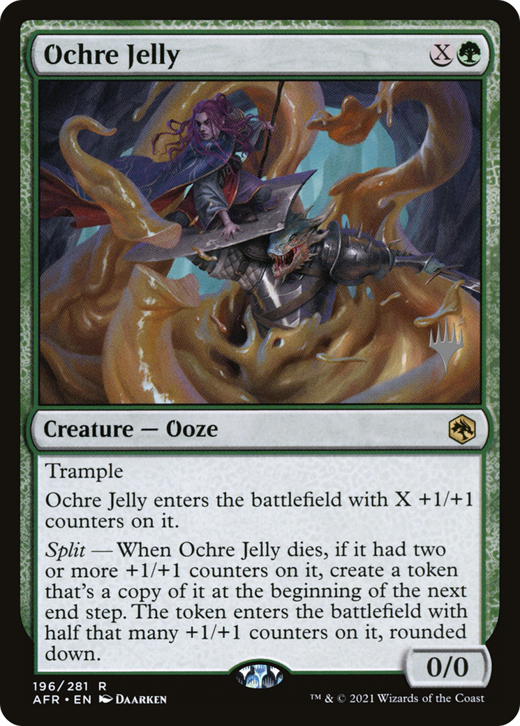 Ochre Jelly (196) Foil - Adventures in the Forgotten Realms Promos