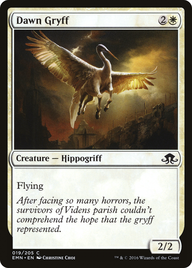 Dawn Gryff (019) Foil - Eldritch Moon