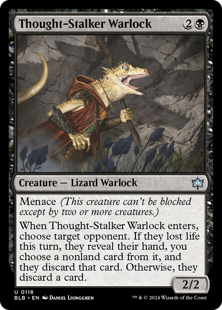 Thought-Stalker Warlock (118) Foil - Bloomburrow