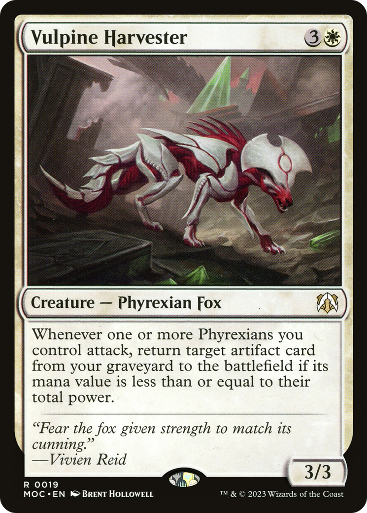 Vulpine Harvester (019) - March of the Machine Commander