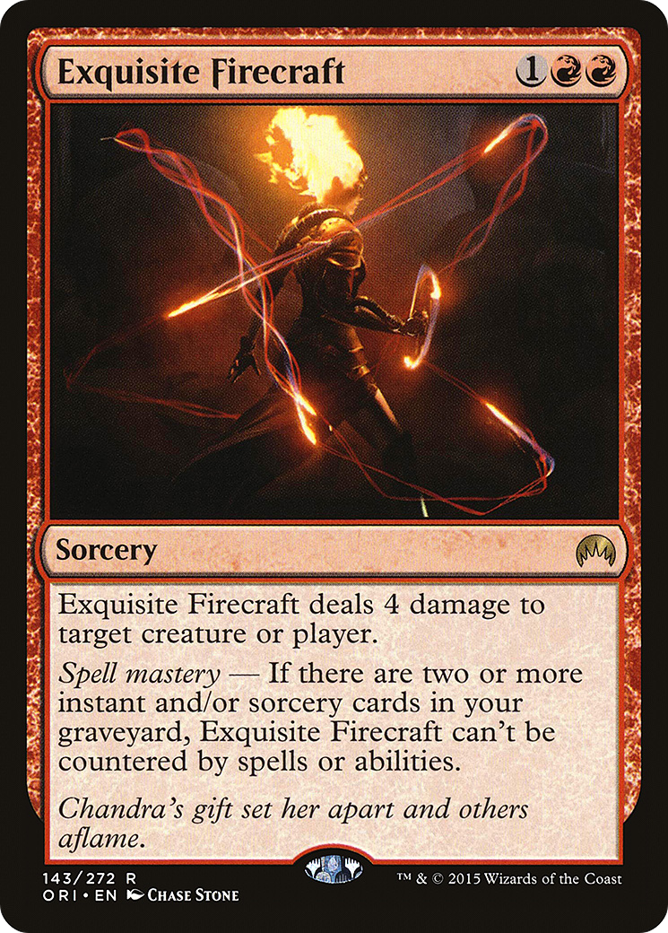 Exquisite Firecraft (143) Foil - Magic Origins