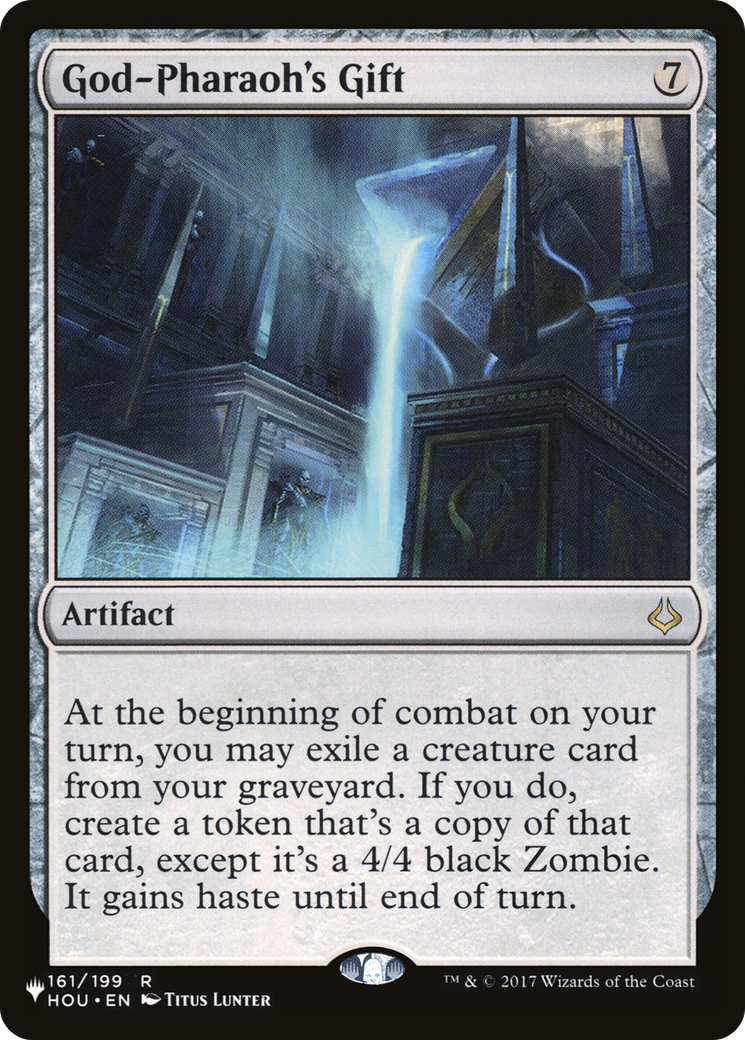 God-Pharaoh's Gift (HOU-161) - The List