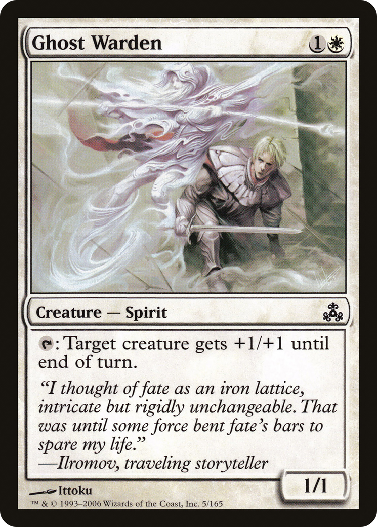 Ghost Warden (005) Foil - Guildpact