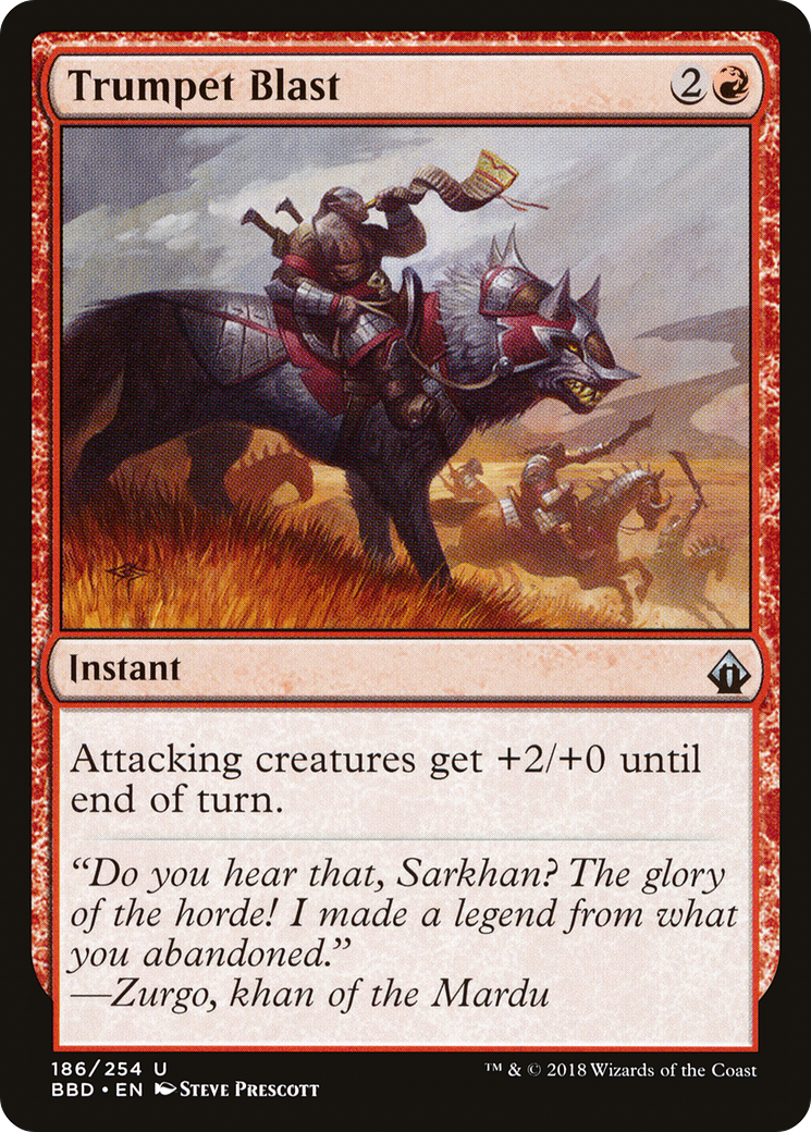 Trumpet Blast (186) Foil - Battlebond