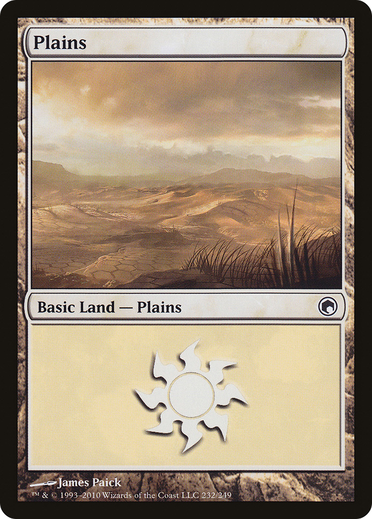 Plains (232) - Scars of Mirrodin