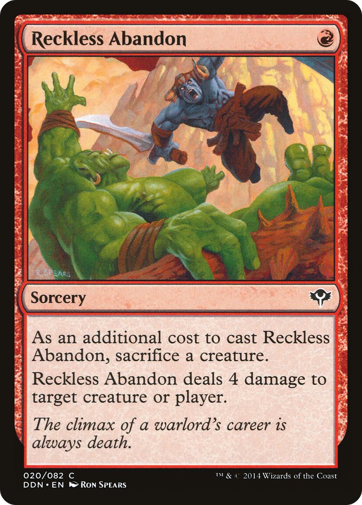 Reckless Abandon (020) - Duel Decks: Speed vs. Cunning