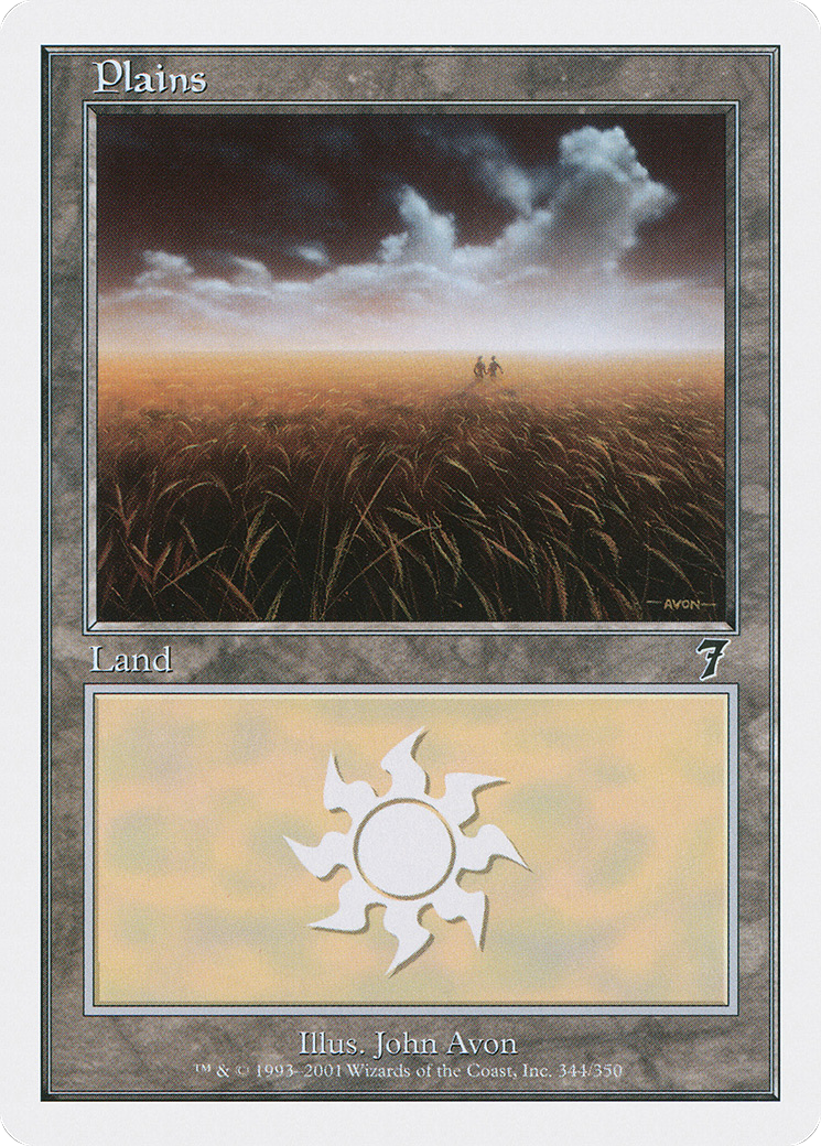 Plains (344) Foil - Seventh Edition