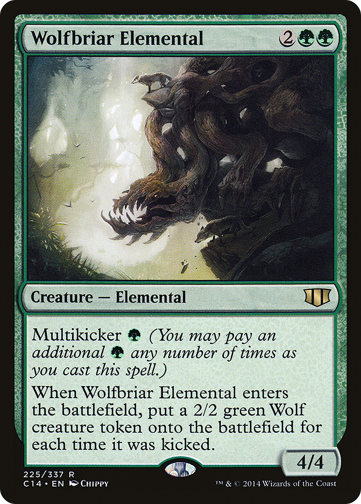 Wolfbriar Elemental (225) - Commander 2014