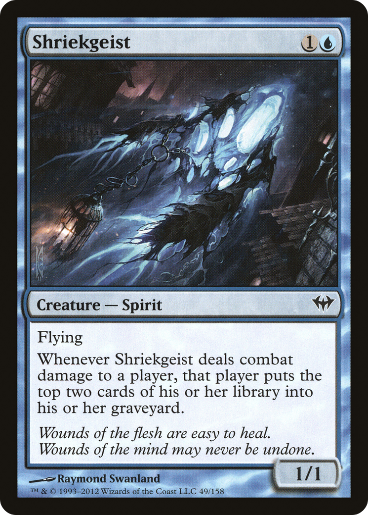 Shriekgeist (049) Foil - Dark Ascension