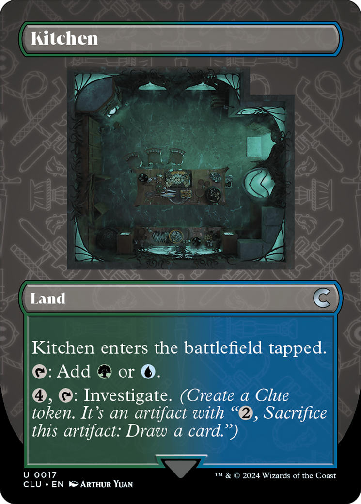 Kitchen (Borderless) (017) - Ravnica: Clue Edition