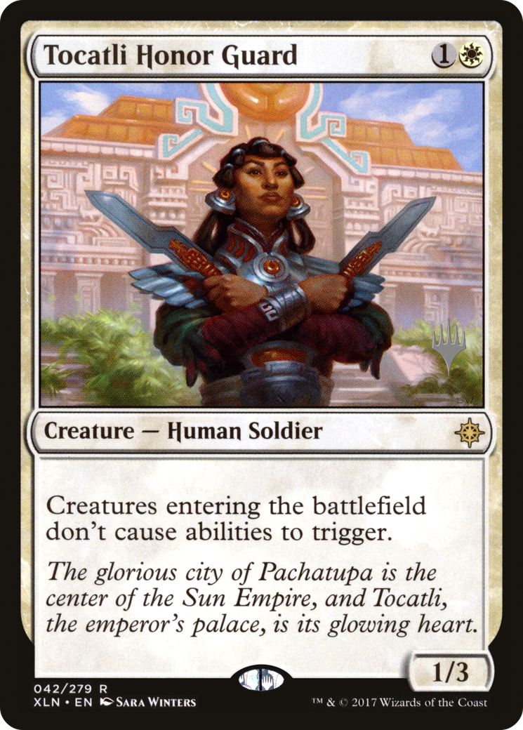 Tocatli Honor Guard (042) - Ixalan Promos