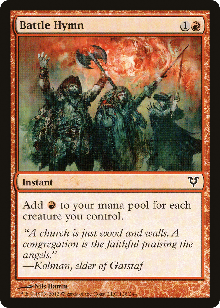 Battle Hymn (128) - Avacyn Restored