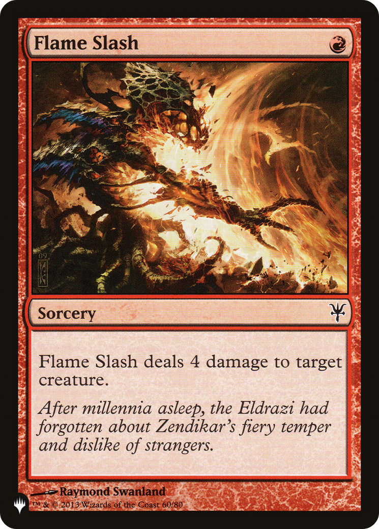 Flame Slash (DDK-60) - The List
