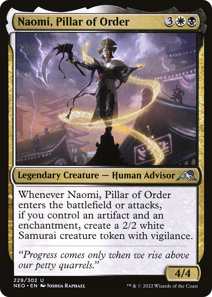 Naomi, Pillar of Order (229) Foil - Kamigawa: Neon Dynasty