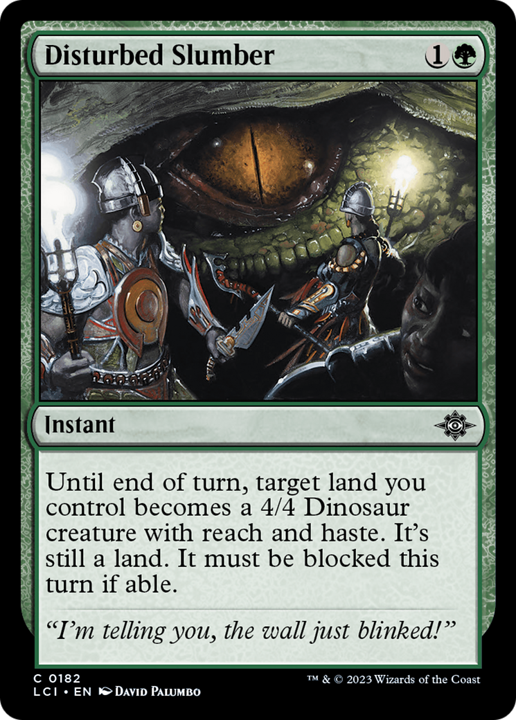 Disturbed Slumber (182) Foil - The Lost Caverns of Ixalan