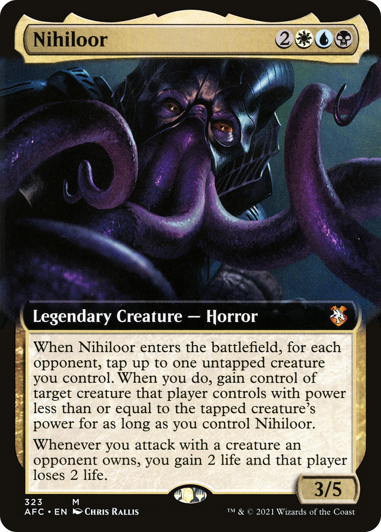 Nihiloor (Extended Art) (323) - Forgotten Realms Commander
