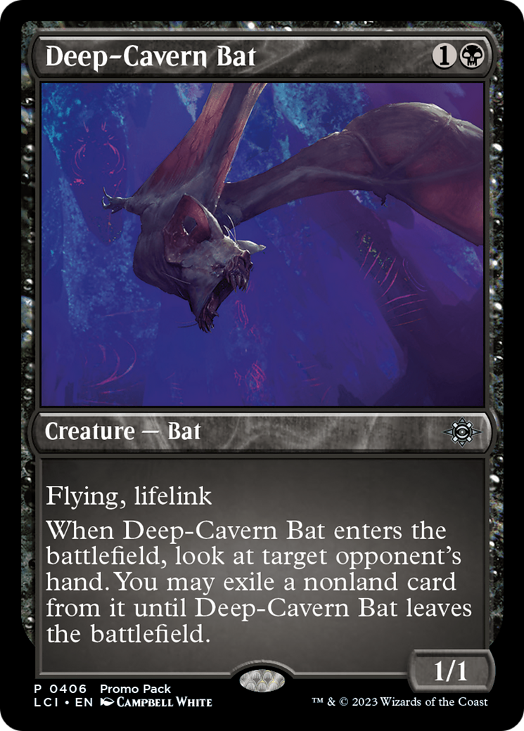 Deep-Cavern Bat (406) Foil - The Lost Caverns of Ixalan
