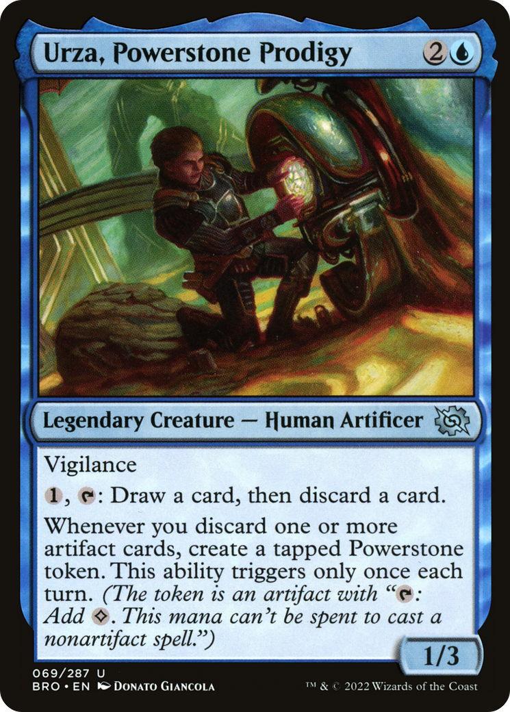 Urza, Powerstone Prodigy (069) - The Brothers' War