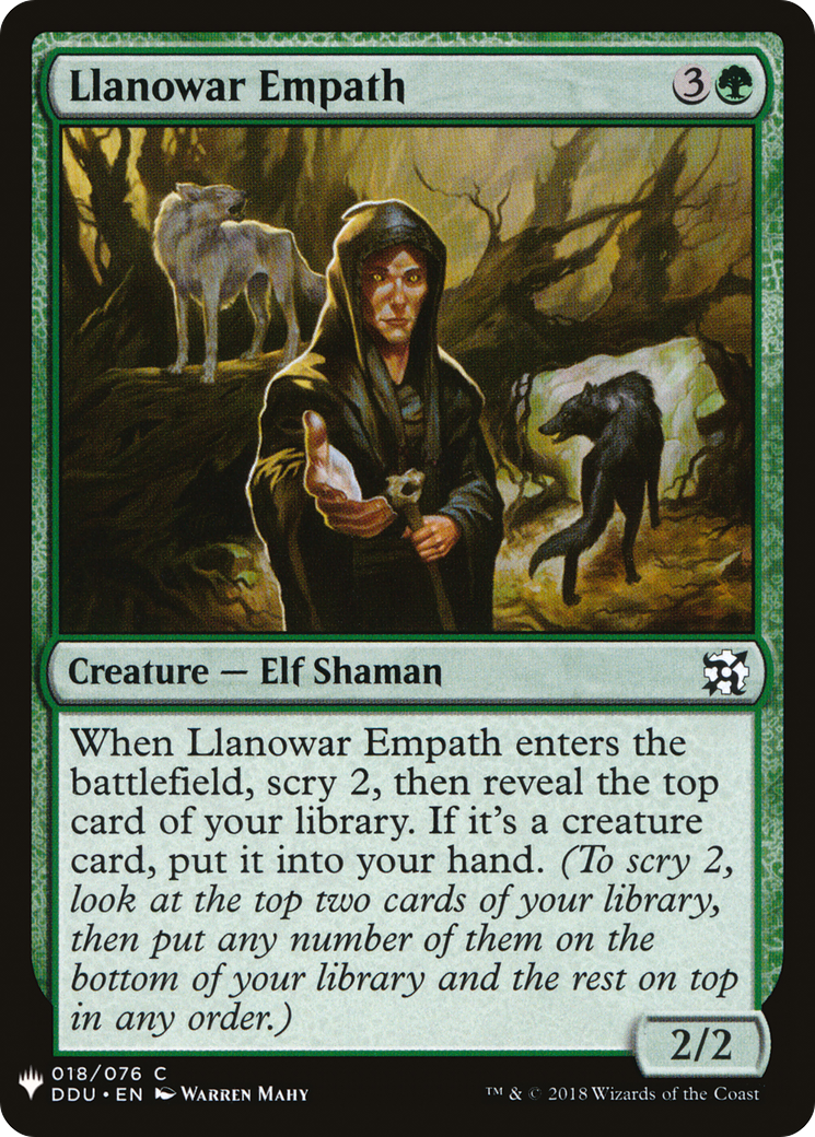 Llanowar Empath (DDU-18) - The List