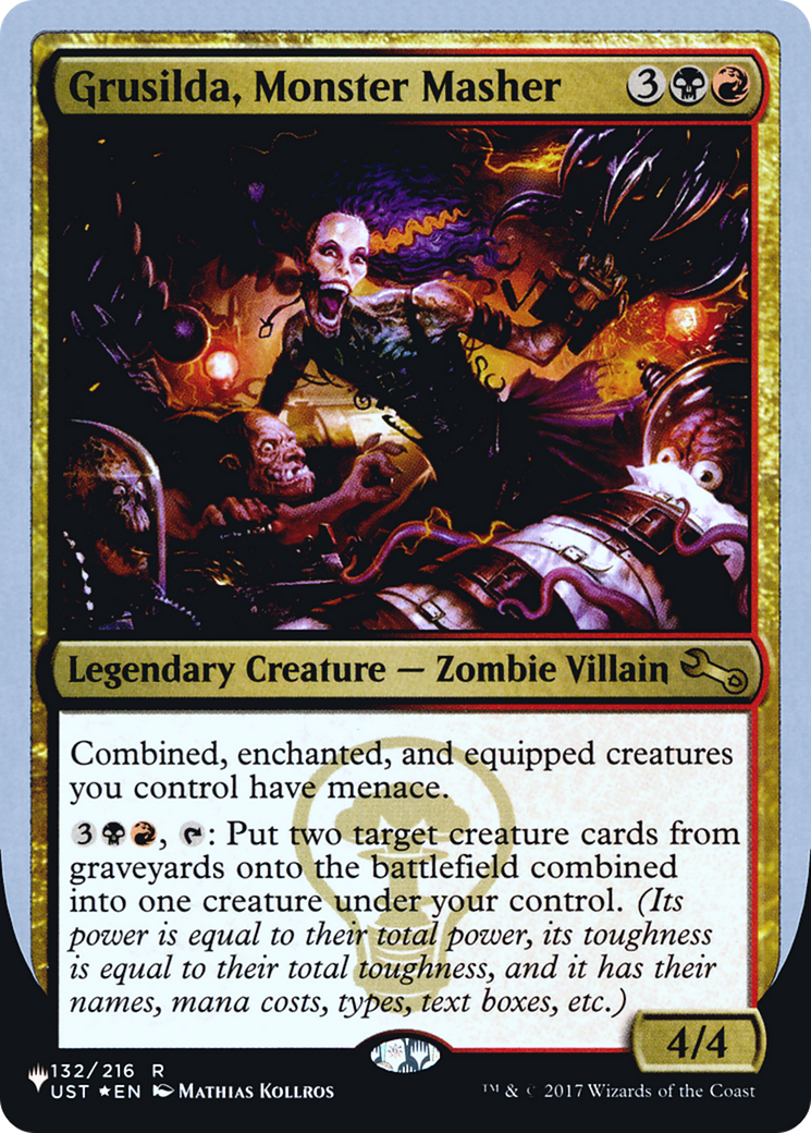 Grusilda, Monster Masher (048) Foil - The List (Unfinity Foil Edition)
