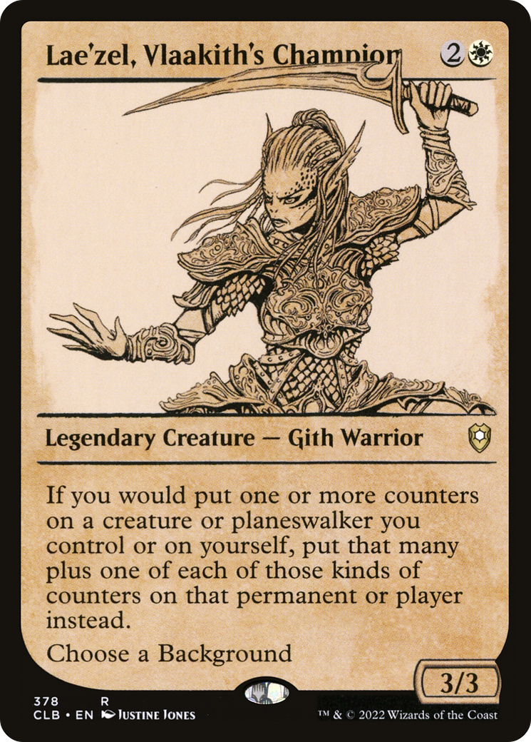 Lae'zel, Vlaakith's Champion (Showcase) (378) - Commander Legends: Battle for Baldur's Gate