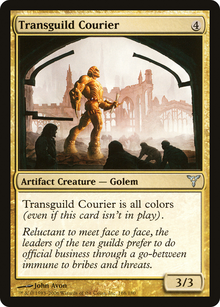 Transguild Courier (168) Foil - Dissension