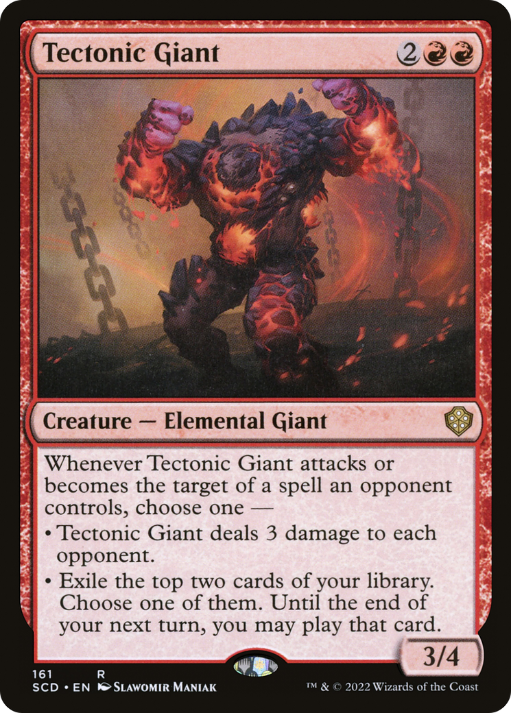 Tectonic Giant (161) - Starter Commander Decks