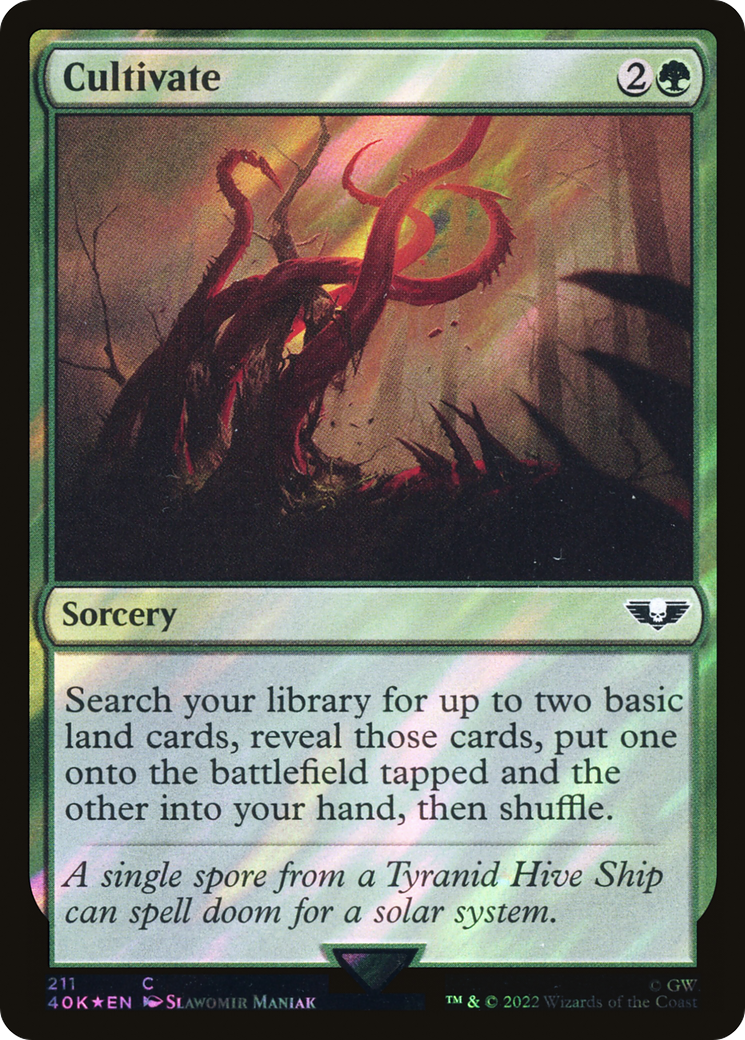 Cultivate (211) Surge Foil - Warhammer 40,000 Commander