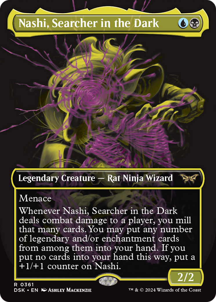 Nashi, Searcher in the Dark (Showcase) (361) Foil - Duskmourn: House of Horror