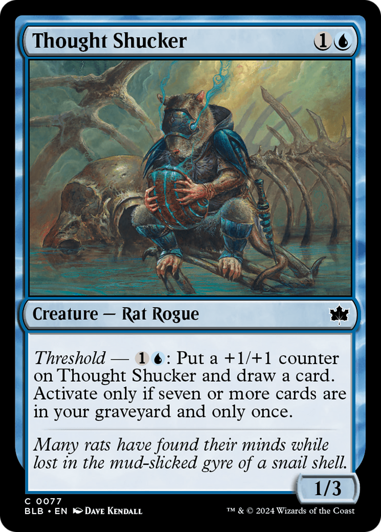 Thought Shucker (077) Foil - Bloomburrow