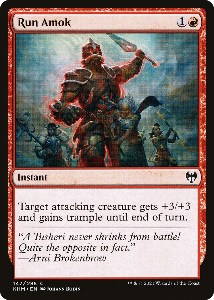 Run Amok (147) Foil - Kaldheim