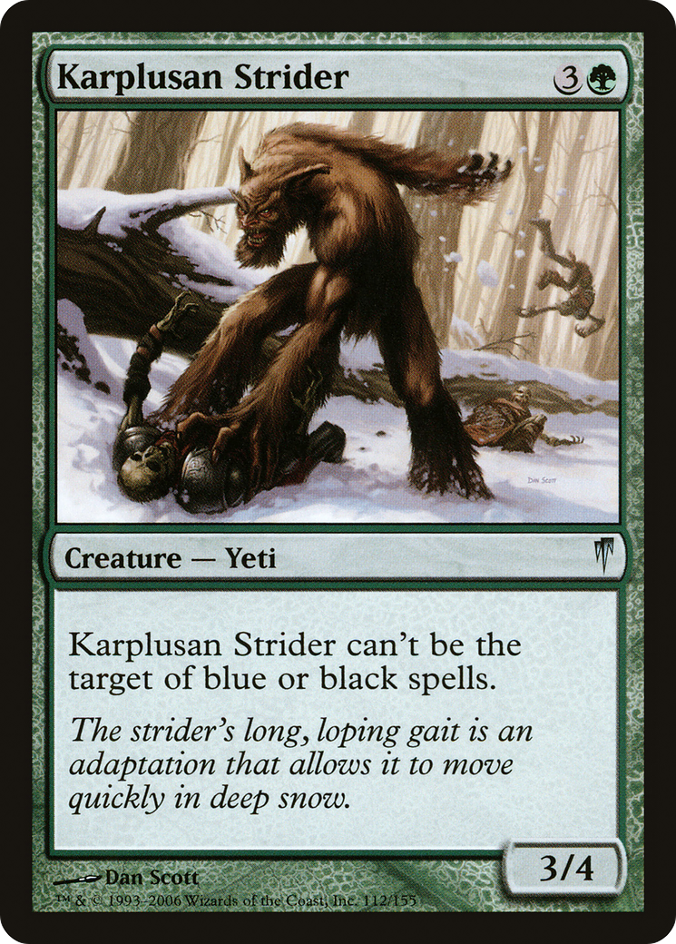 Karplusan Strider (112) Foil - Coldsnap