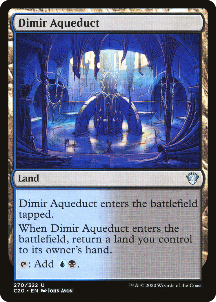 Dimir Aqueduct (270) - Commander 2020