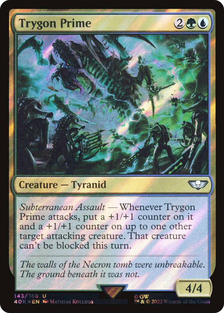 Trygon Prime (143) Surge Foil - Warhammer 40,000 Commander