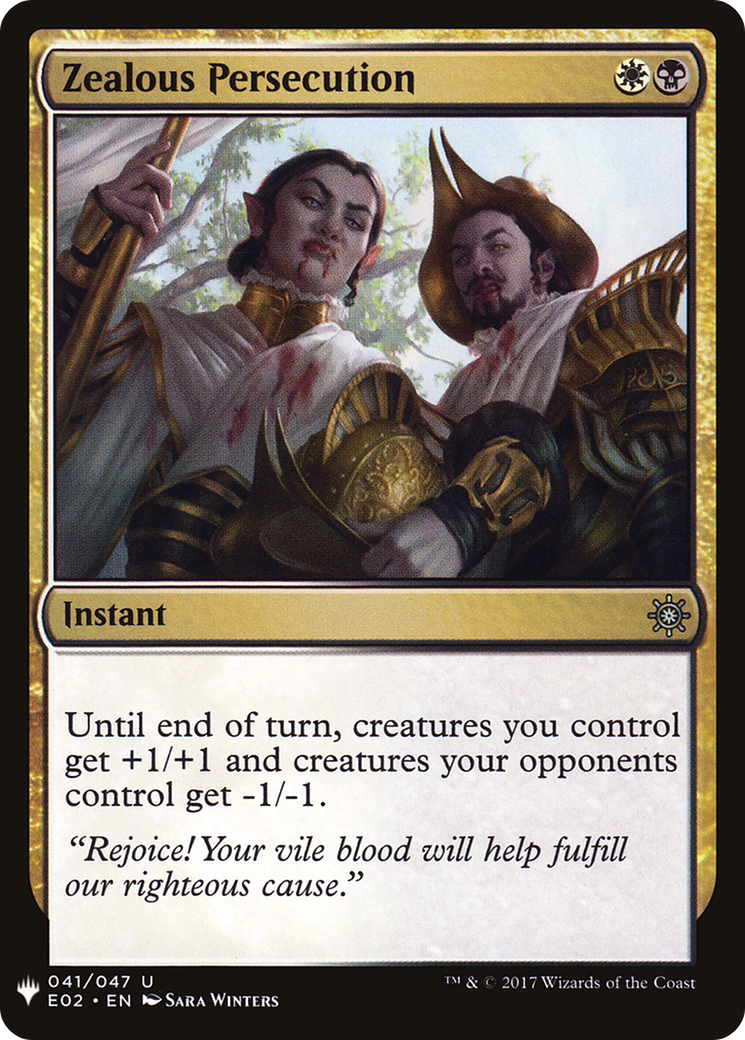 Zealous Persecution (041) - The List