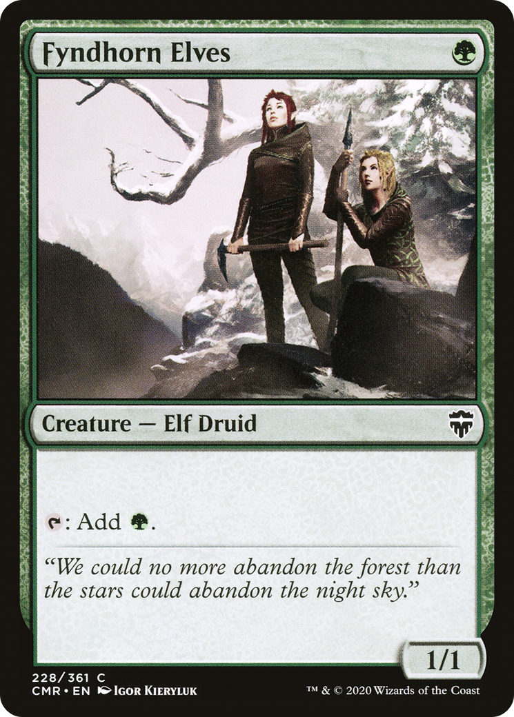 Fyndhorn Elves (228) - Commander Legends